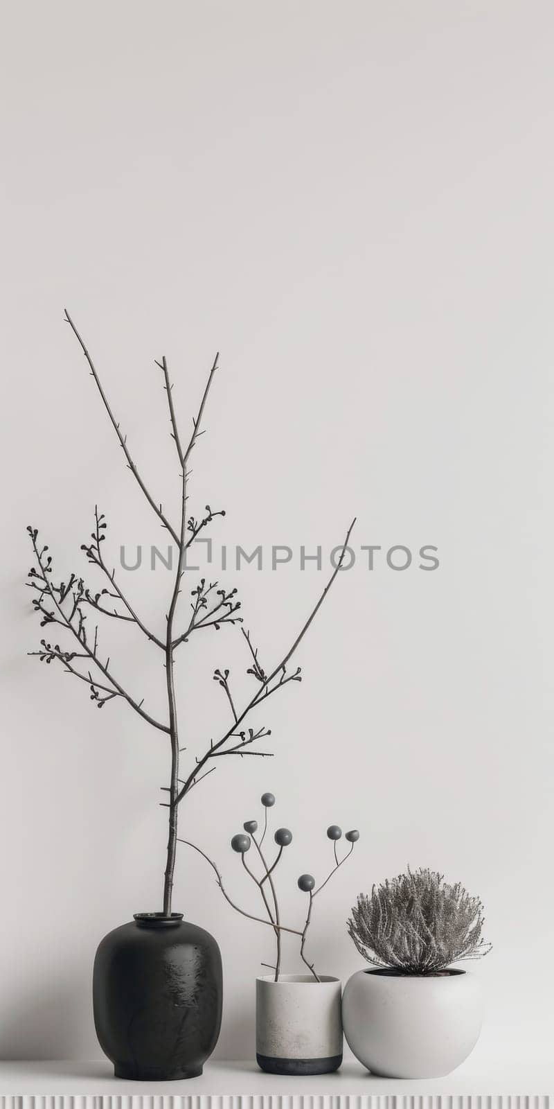 Minimalist mockup arrangement with customizable elements.