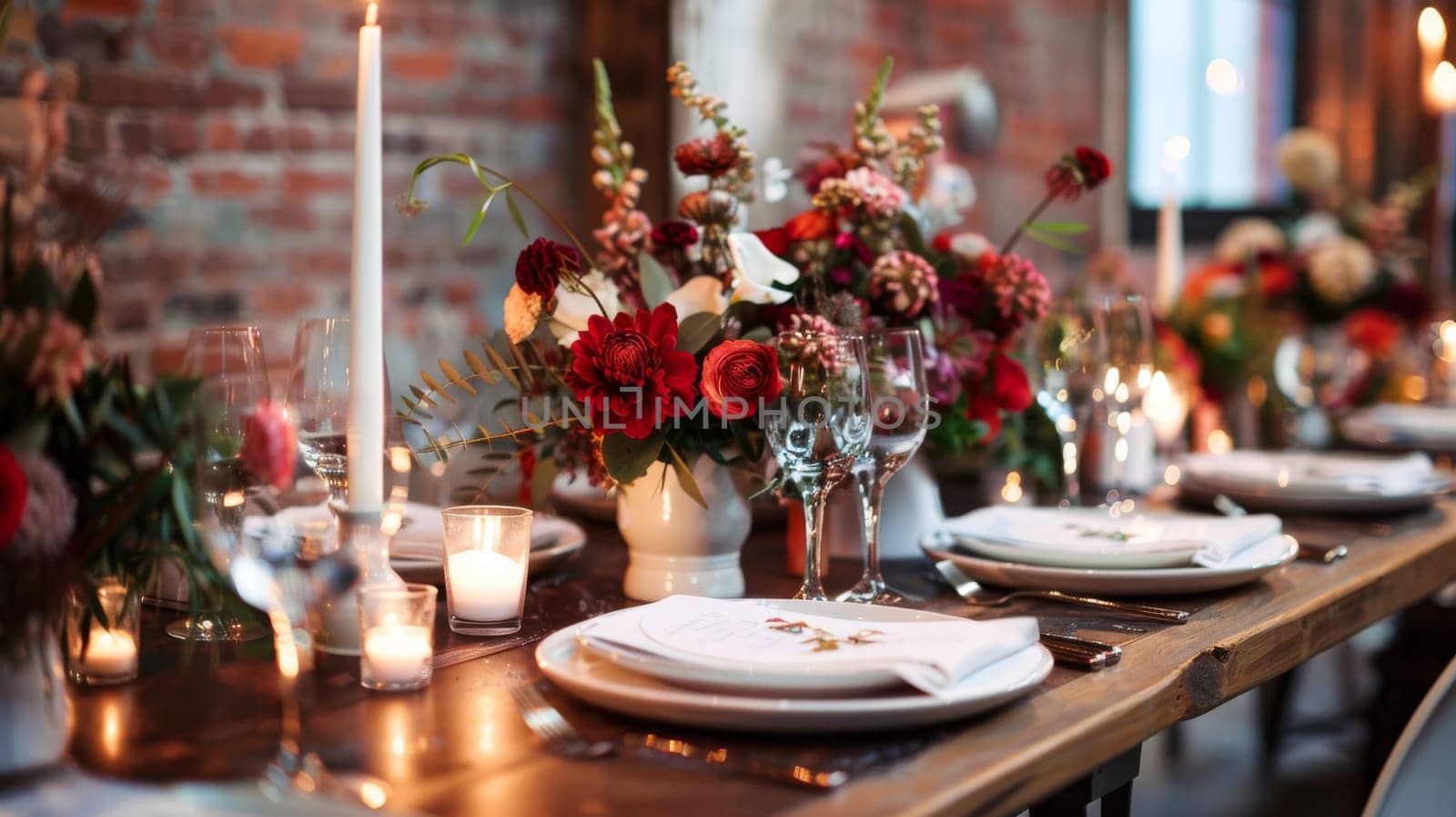 Minimalist party setup encourages guests to savor the moment
