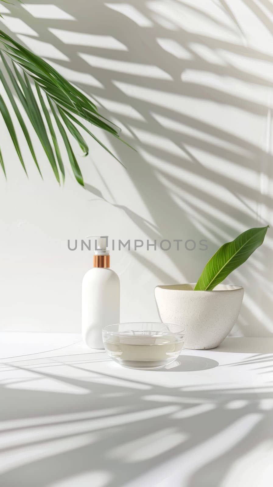 Professional mockup arrangement featuring products on a minimalist white background.
