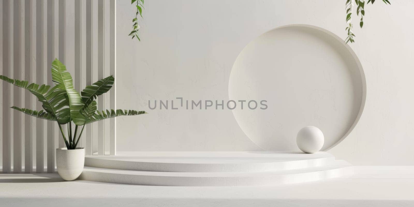 Simple background mockup scene ideal for professional presentations.
