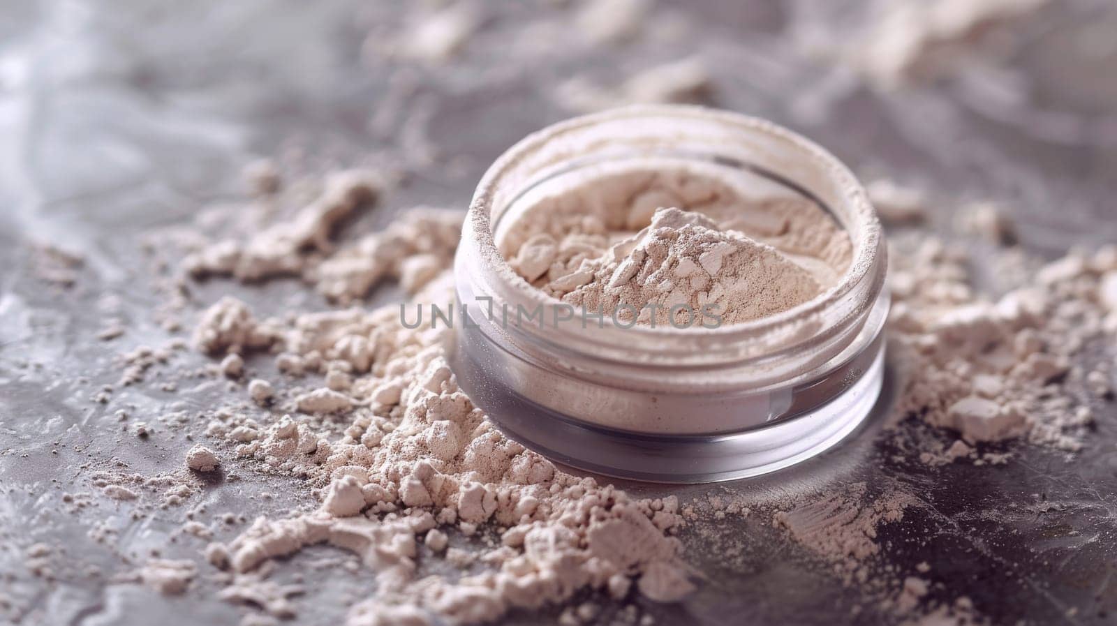 Setting powder with a translucent finish.