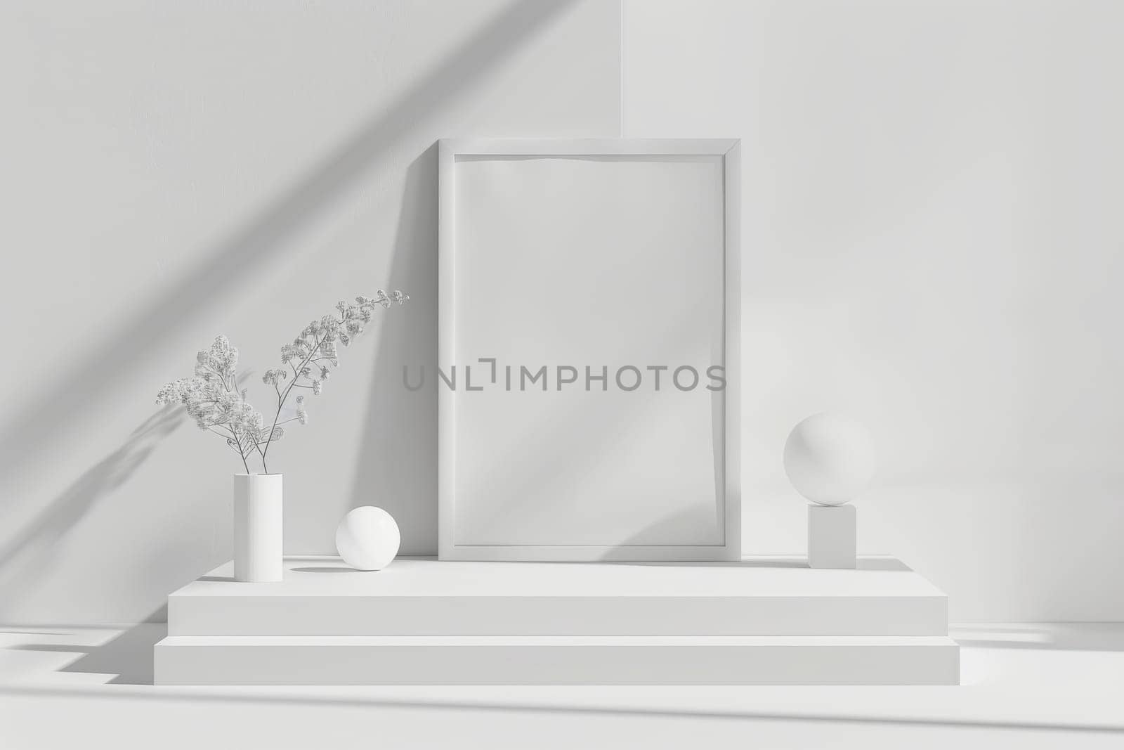 Simple and modern mockup composition for presentations.