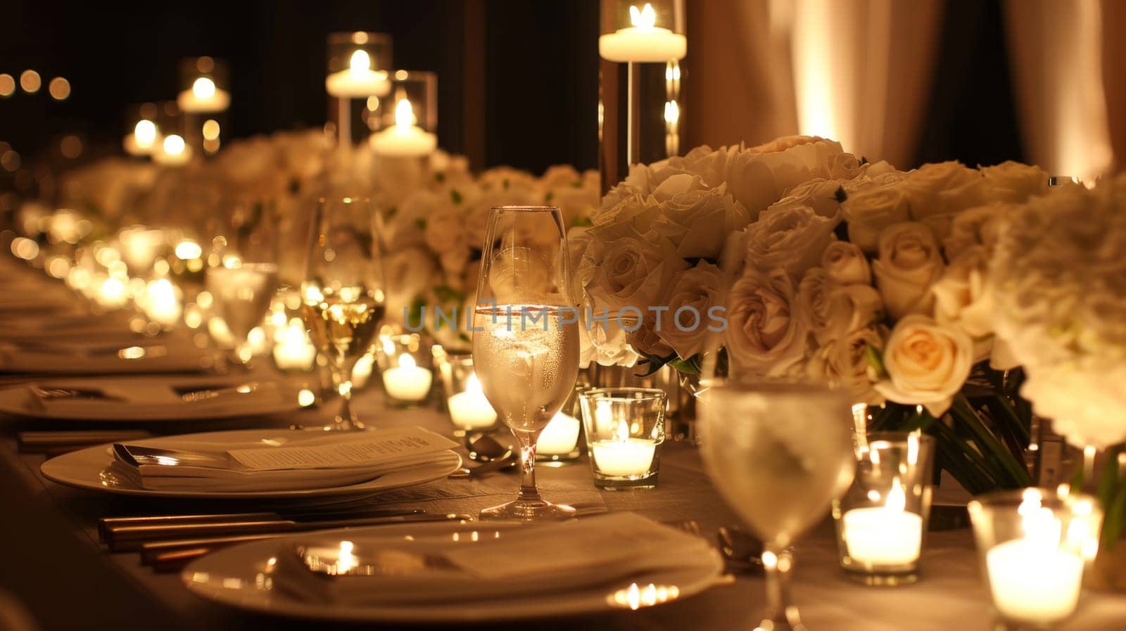 Simplistic elegance defines the ambiance of this minimalist party