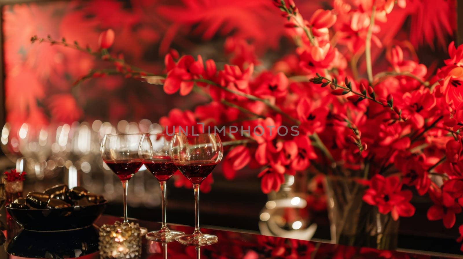 Simple yet striking party elements make a bold statement