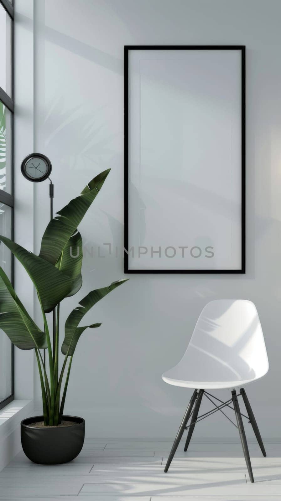 Sleek and elegant mockup setup featuring a simple background.
