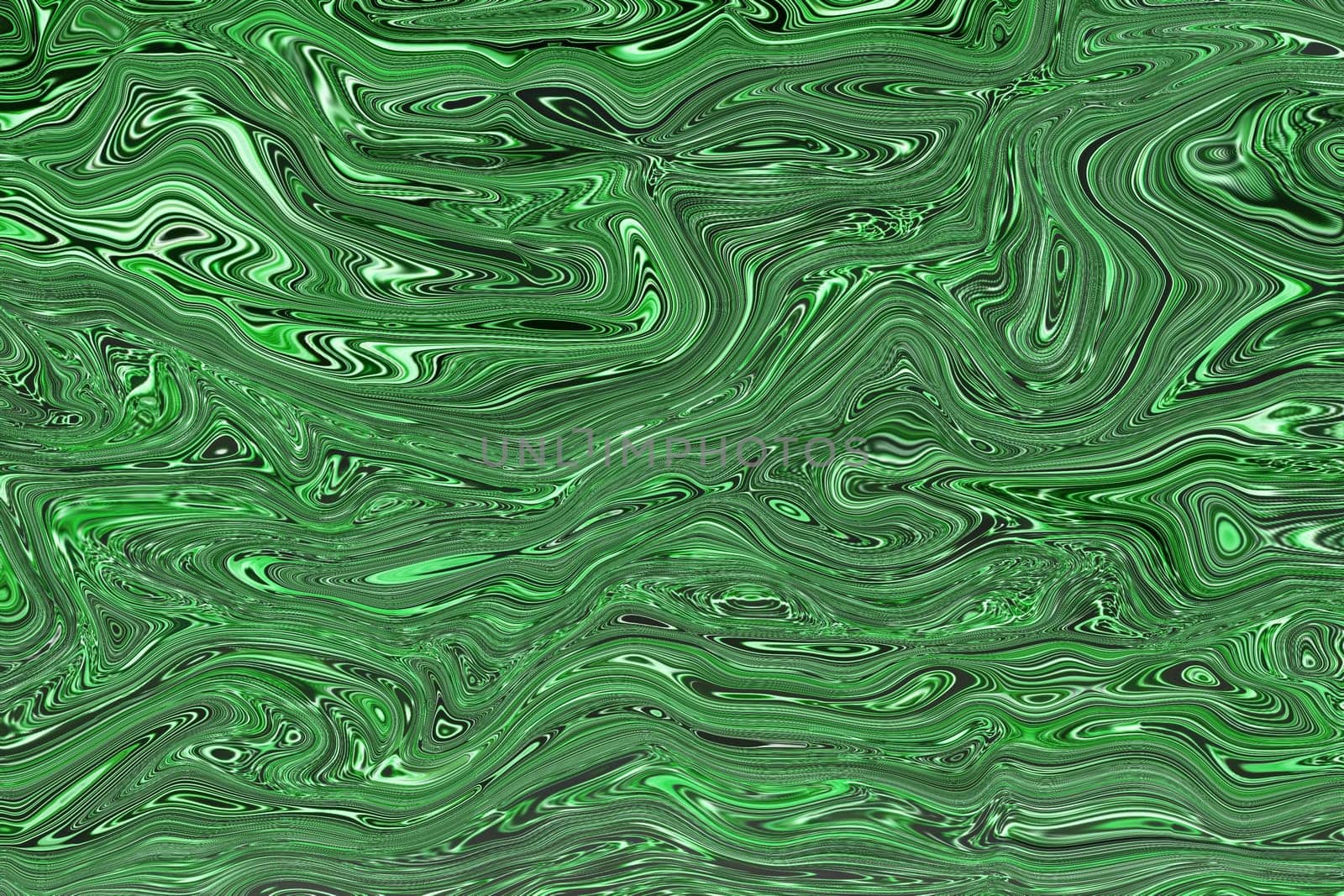 Green waves liquid shape color background. Art design for your design project