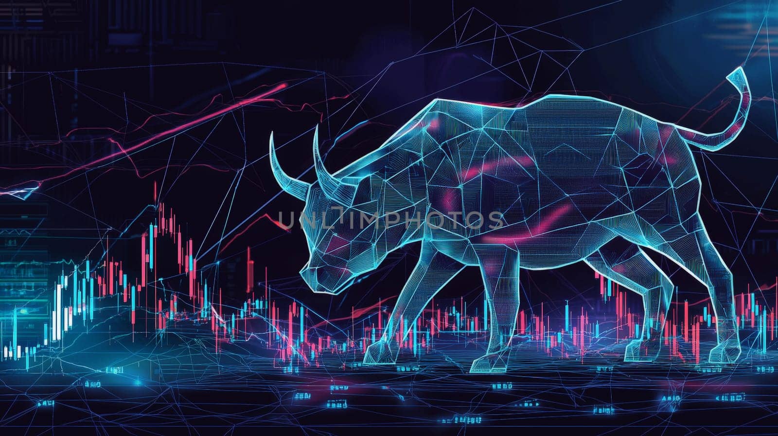 A stock photo illustrating a bullish chart representing Bitcoin's upward market trend, symbolizing growth and positive momentum in cryptocurrency trading. Ideal for financial news, investment updates, and market analysis.