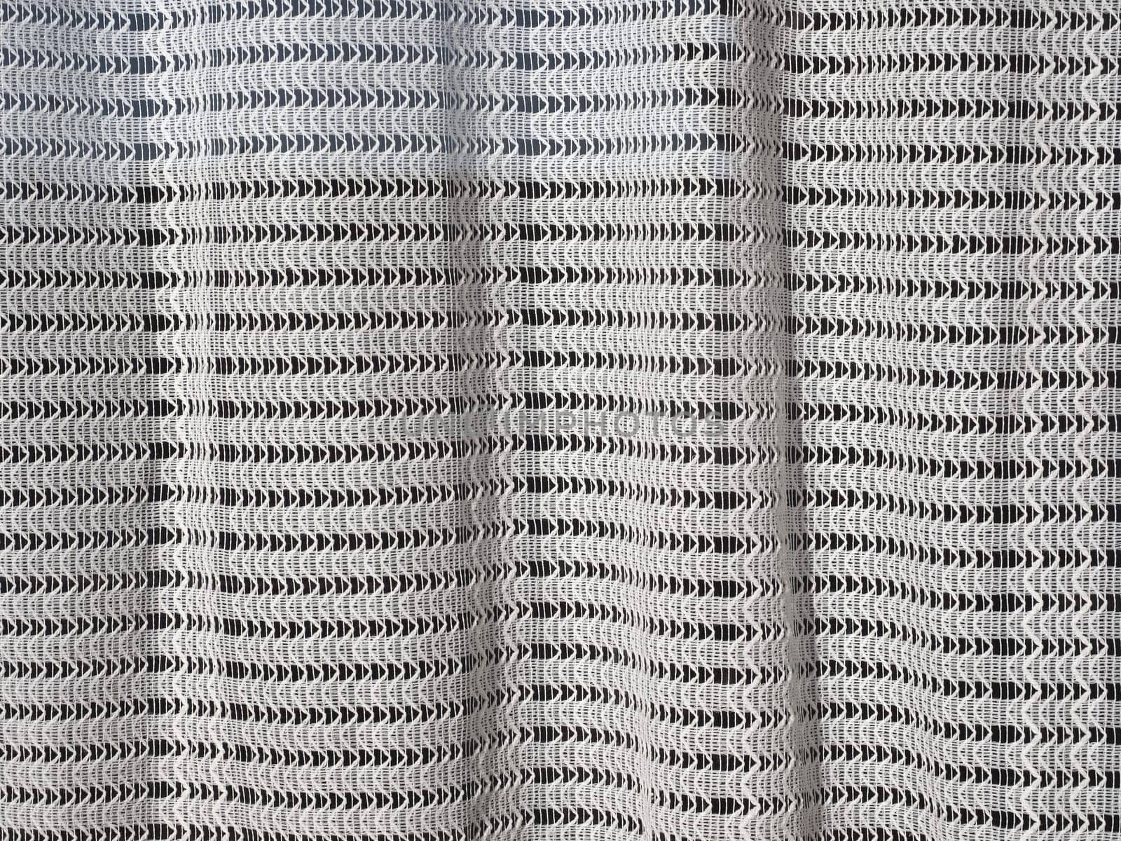 white mesh curtain useful as a background