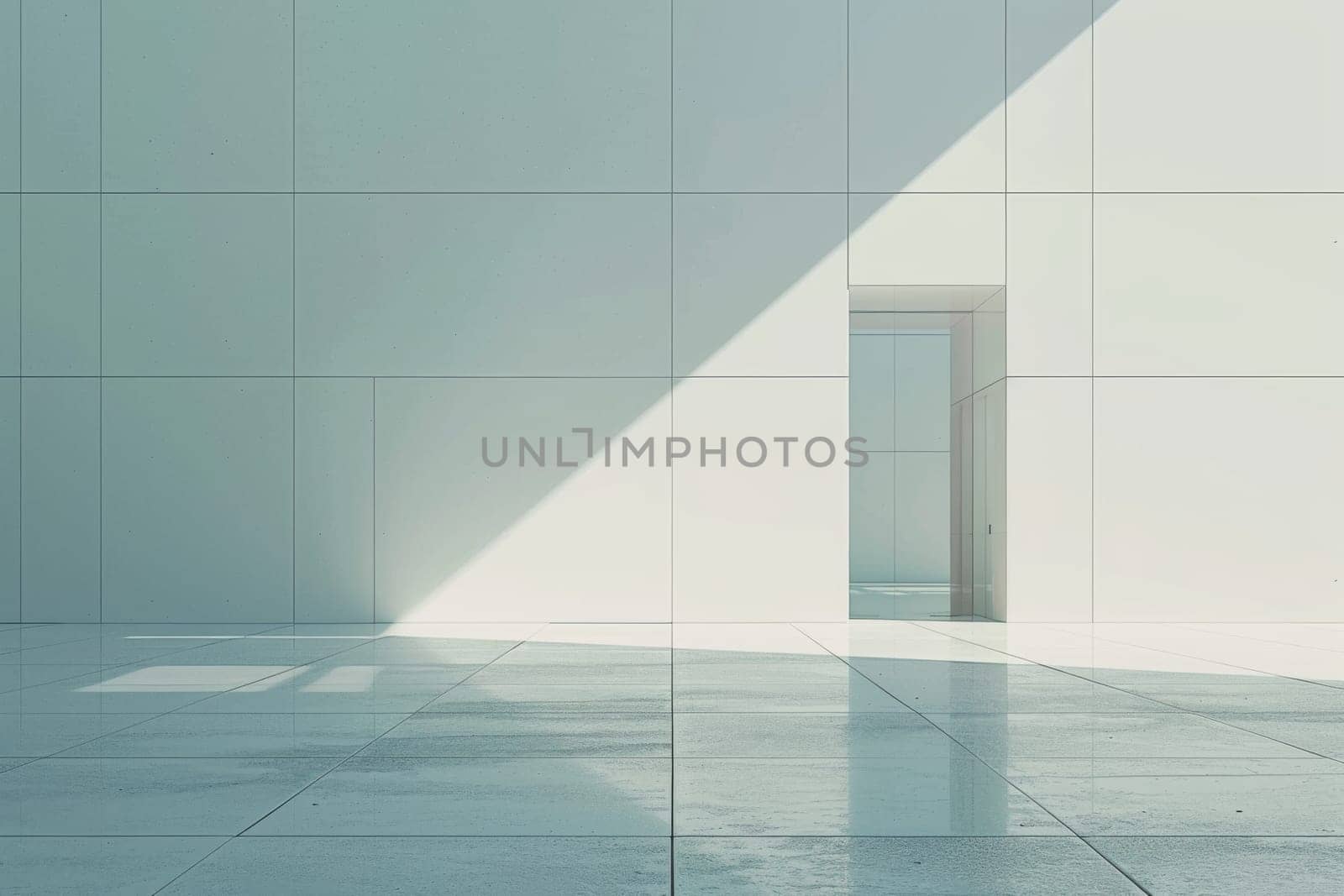 Minimal corporate scene with a large area for text.