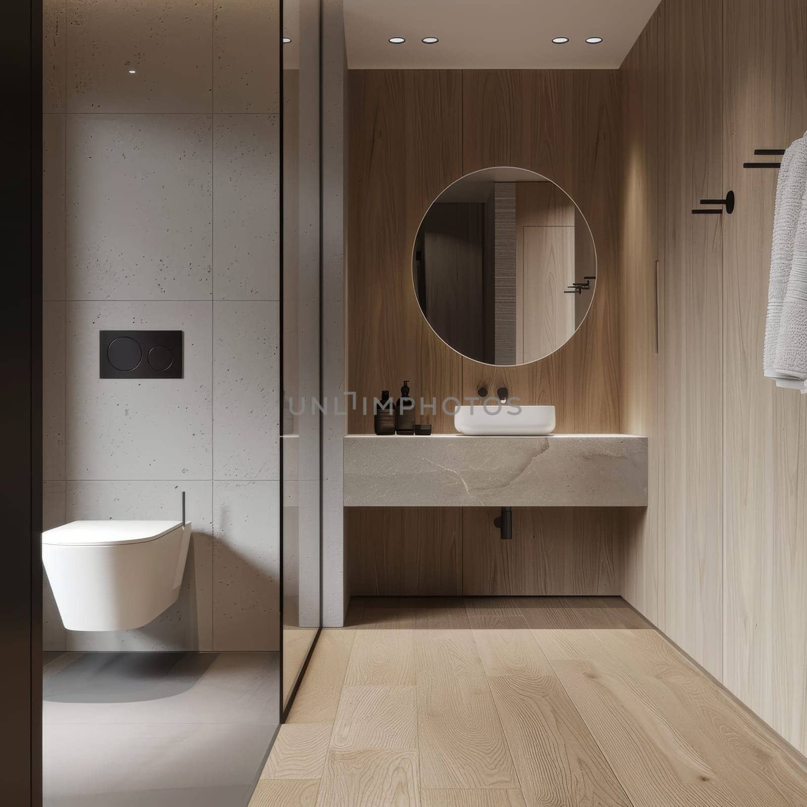 Minimalist, uncluttered design with ample blank area.