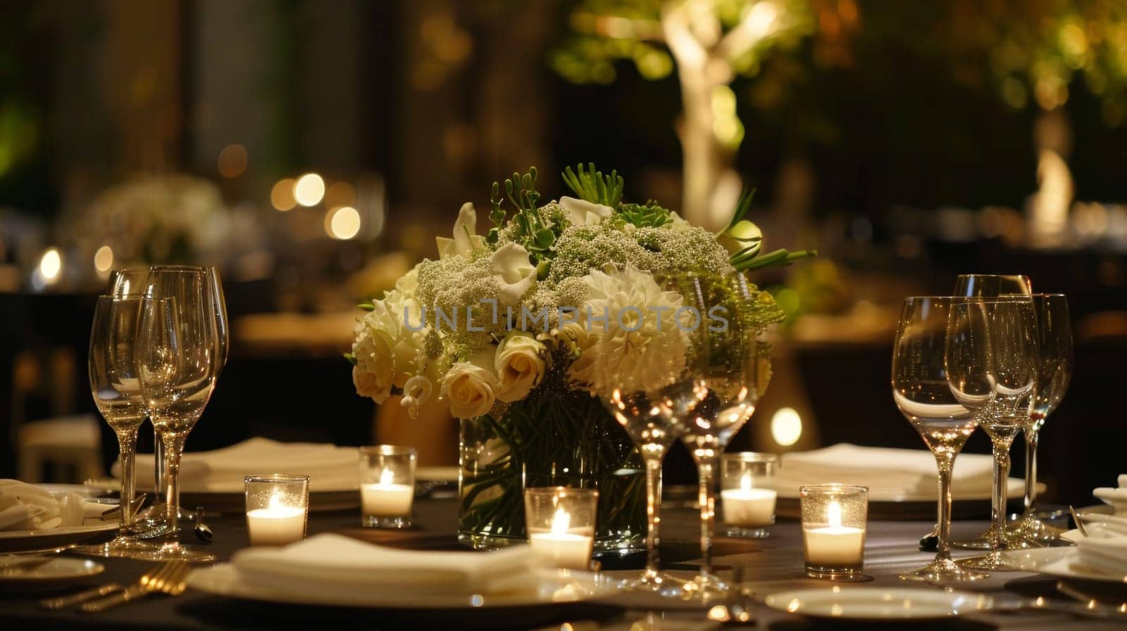 Simple and sleek party design for a sophisticated gathering