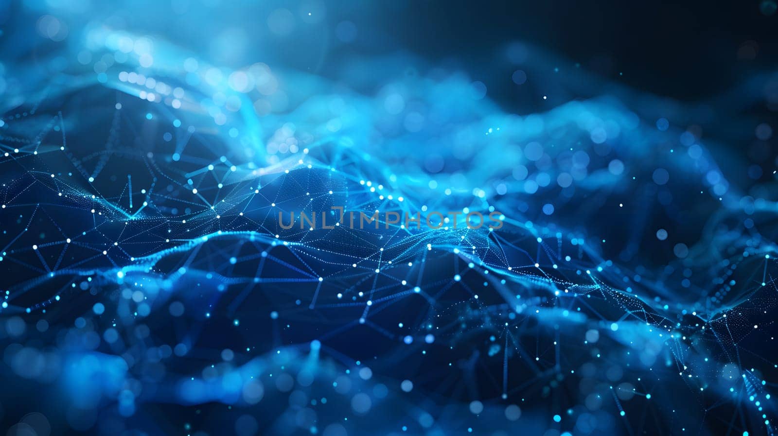Digital abstract background. Can be used for technological processes, neural networks and AI, digital storages, sound and graphic forms, science, education, etc.