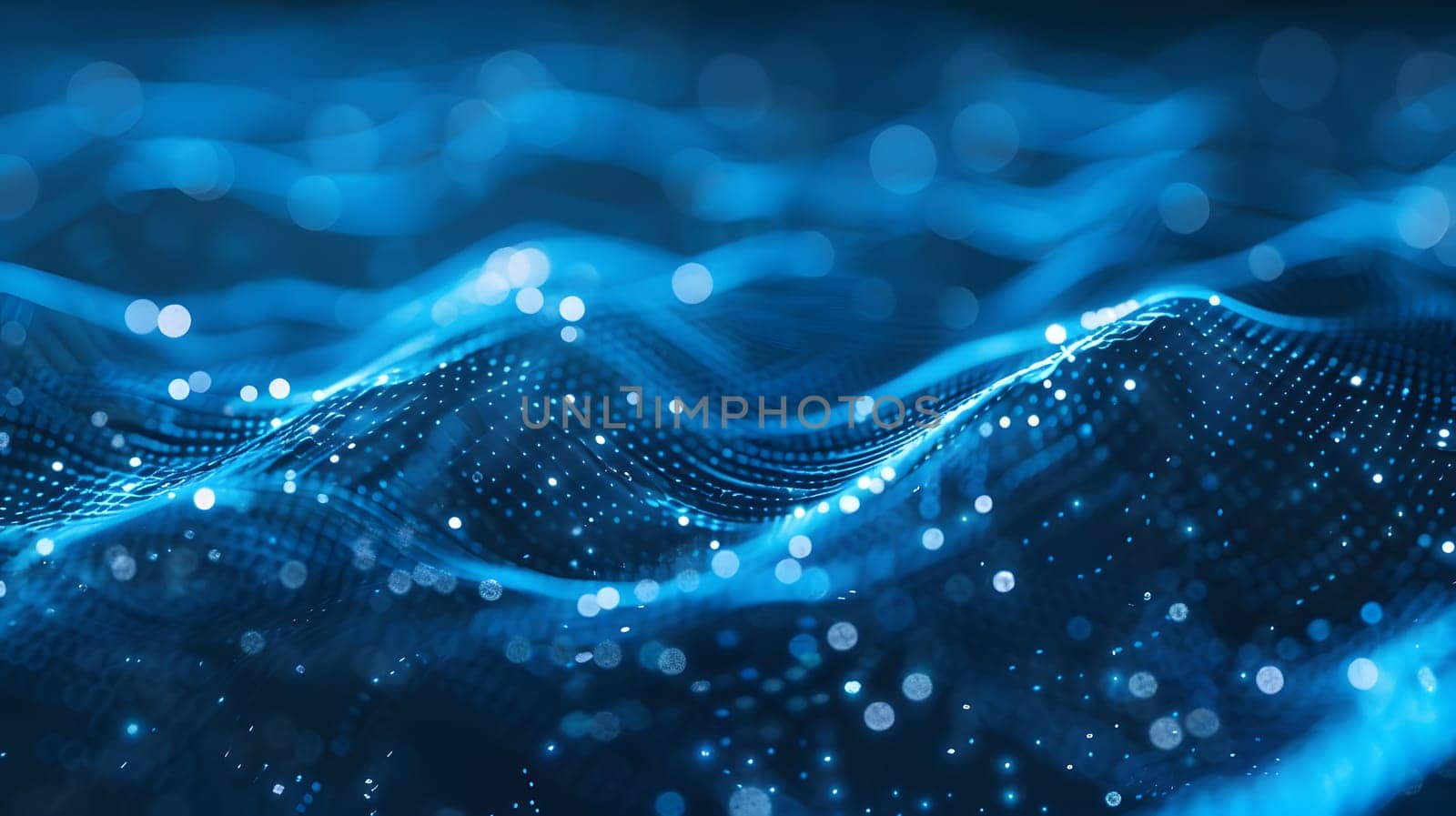 Digital abstract background. Can be used for technological processes, neural networks and AI, digital storages, sound and graphic forms, science, education, etc.