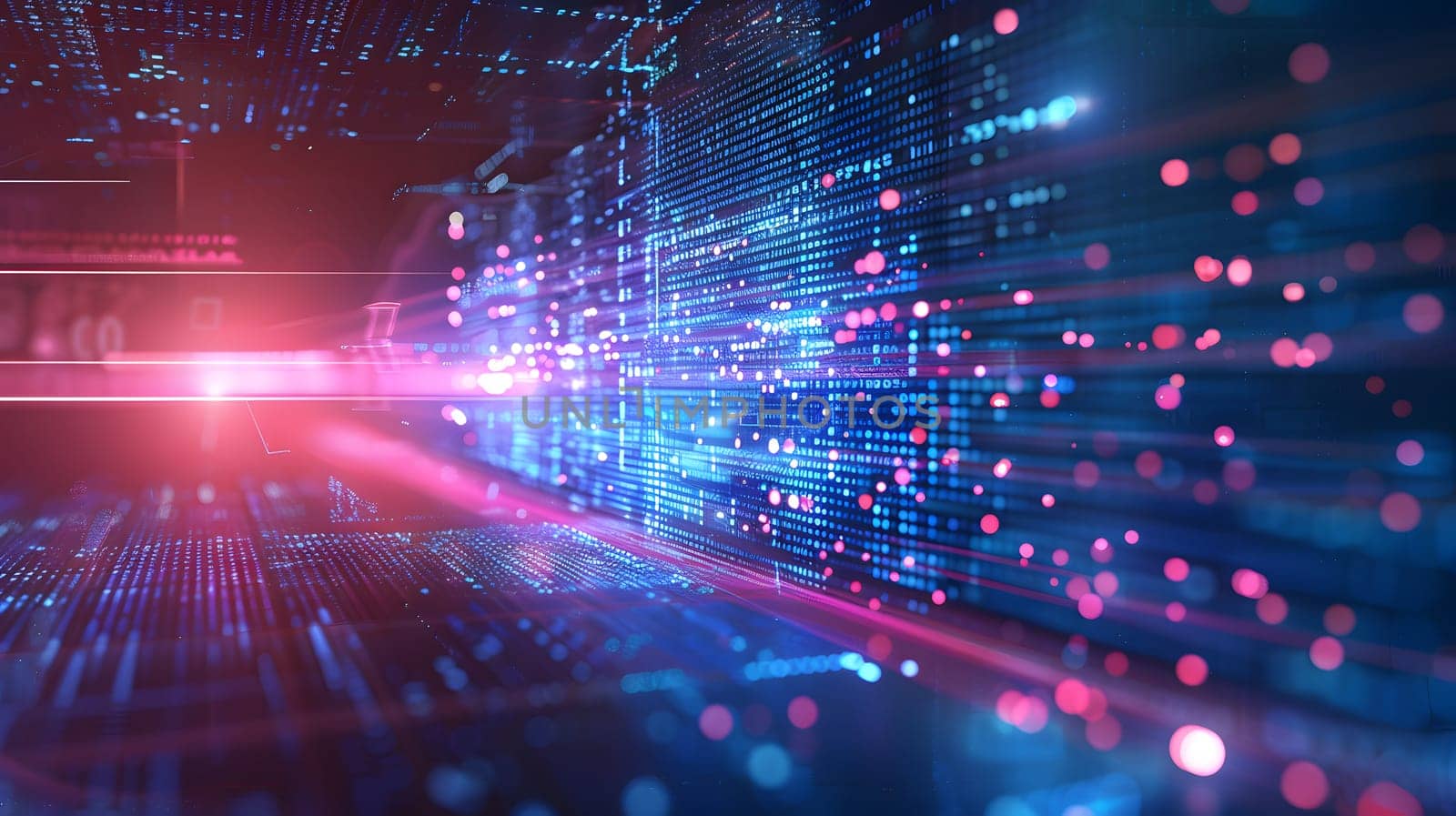 Abstract futuristic background Data Transfer.technology