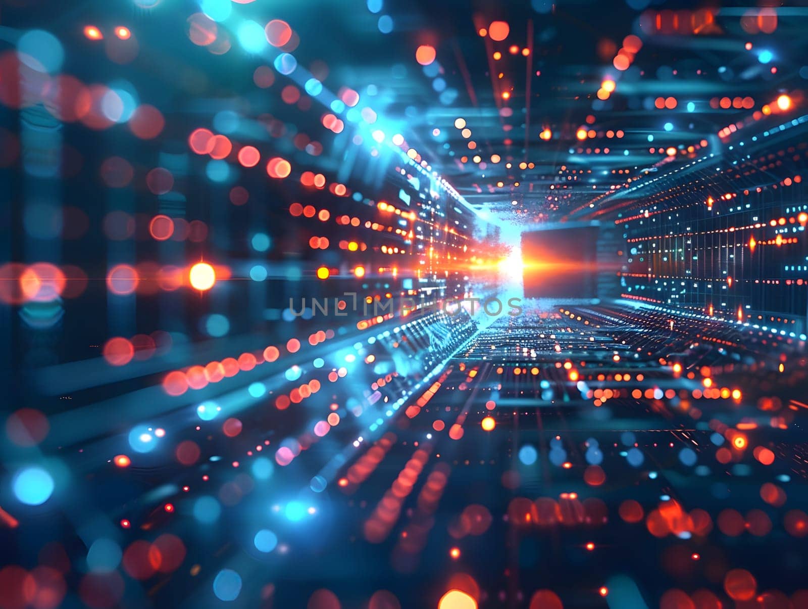 Abstract futuristic background Data Transfer.technology