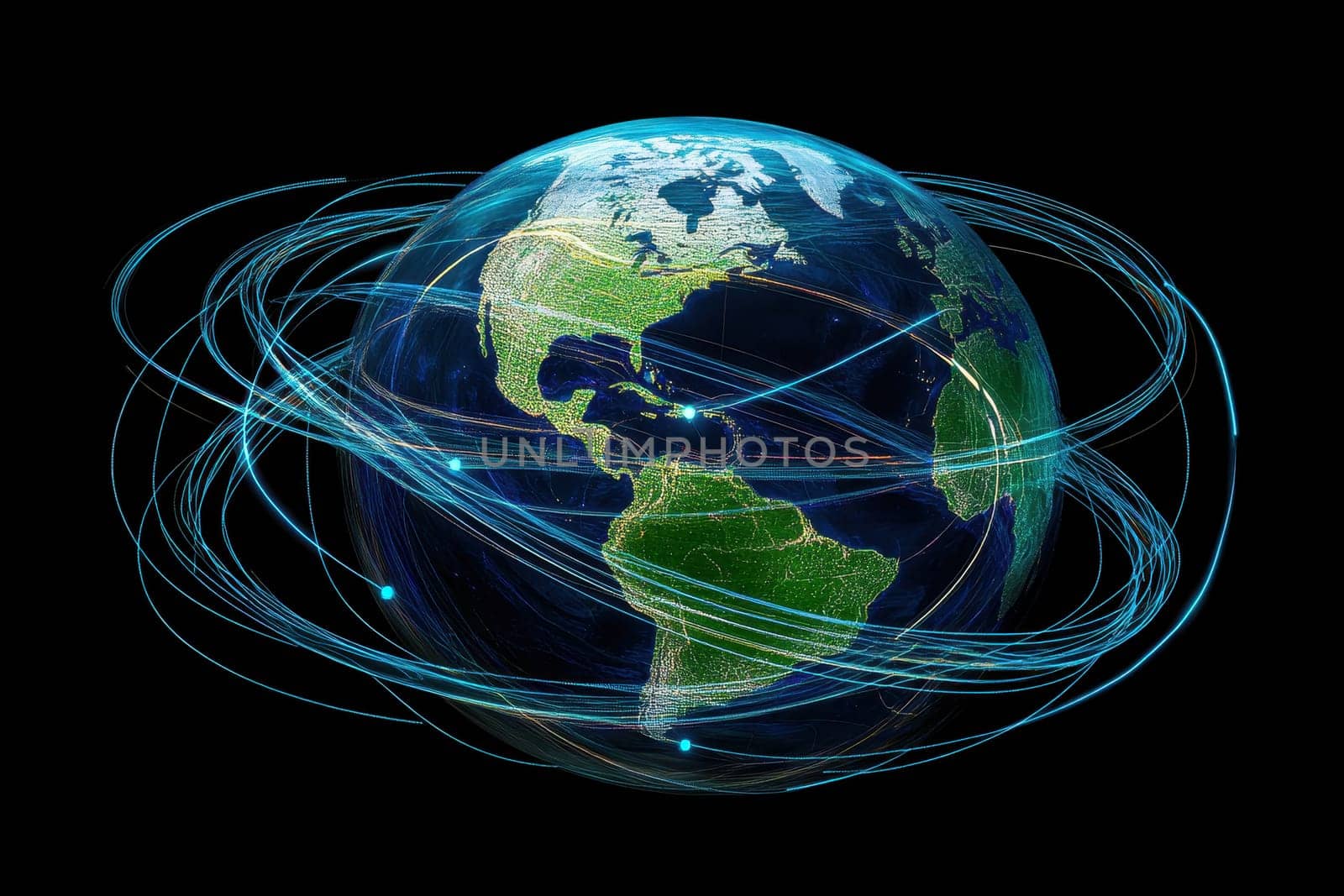 Explore the concept of a digital globe, representing floating search queries in a vibrant design, symbolizing global connectivity and information flow.