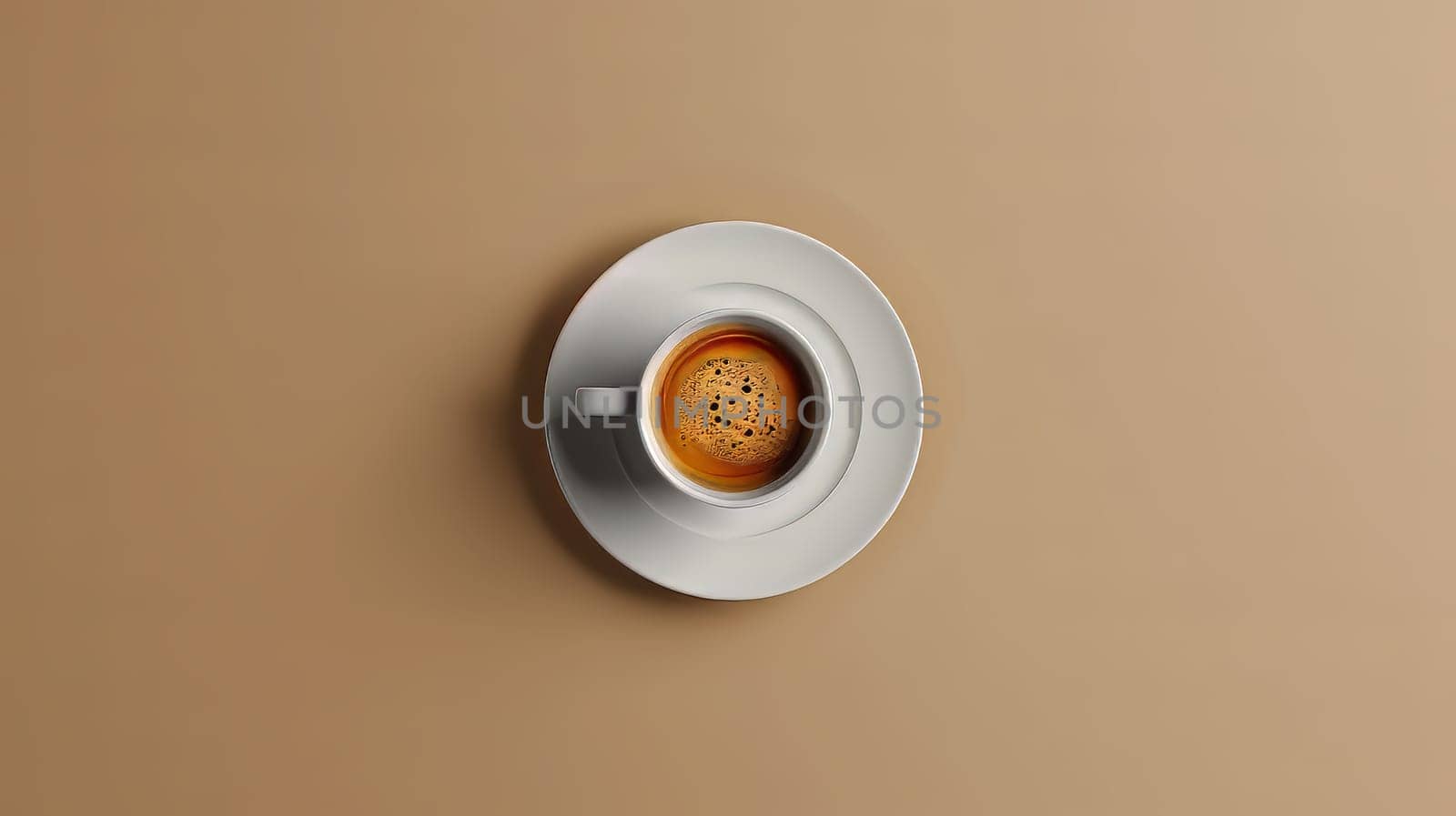 A minimalist interpretation of the comfort found in a cup of coffee