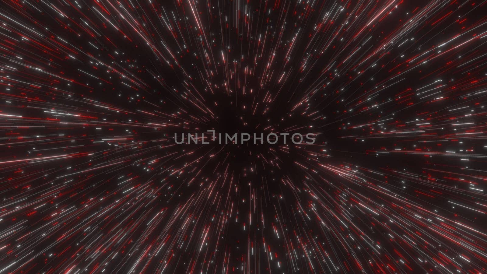 Hyperjump abstract background. Computer generated 3d render