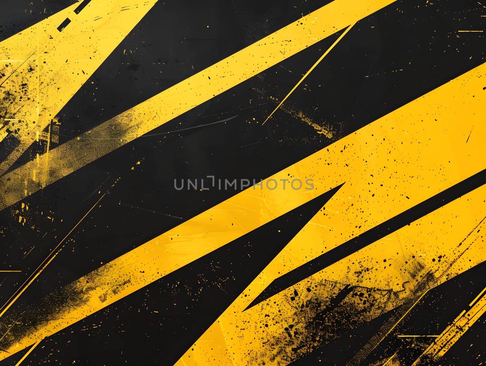 Abstract yellow and black geometric background