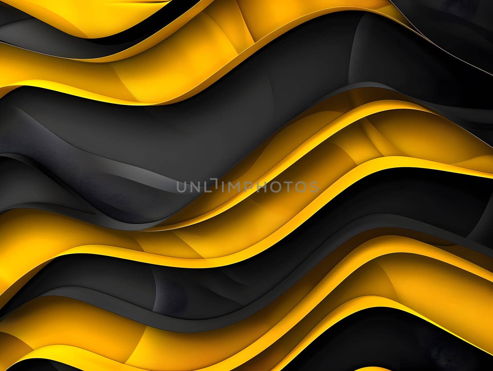 Abstract yellow and black geometric background