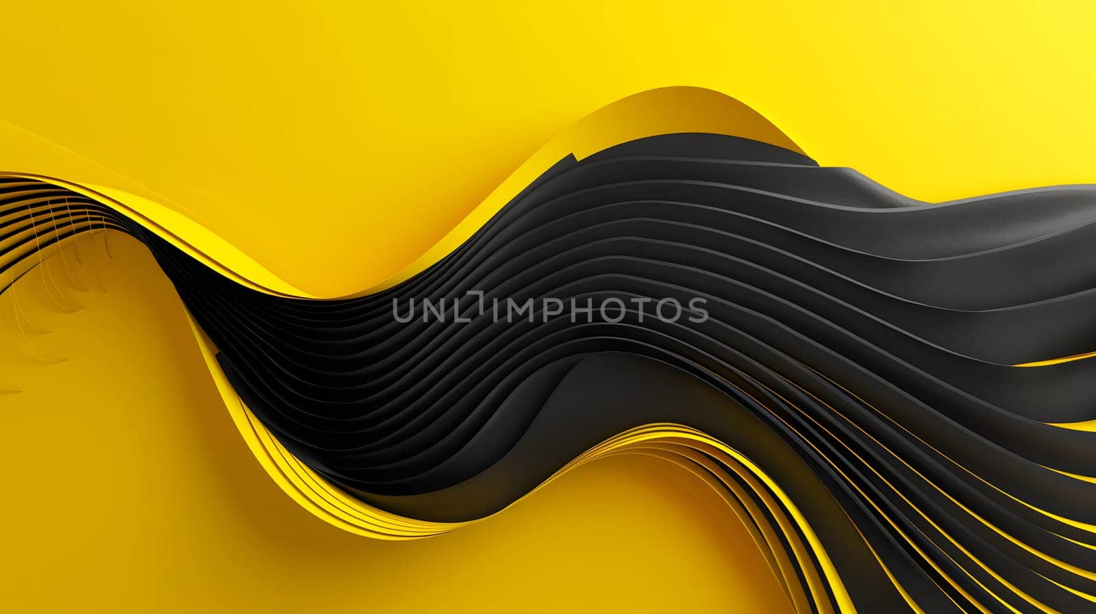 Abstract yellow and black geometric background