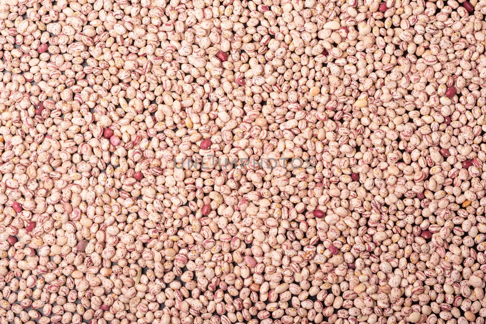Beans texture pattern background, top viewpoint