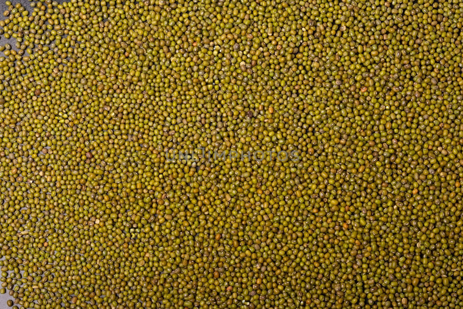 Mung beans texture pattern background, top viewpoint