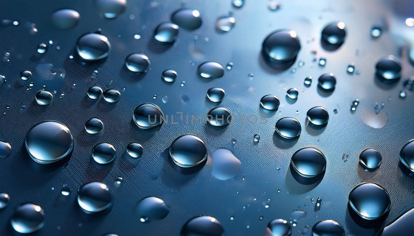 droplets of water useful as a background, AI generated image