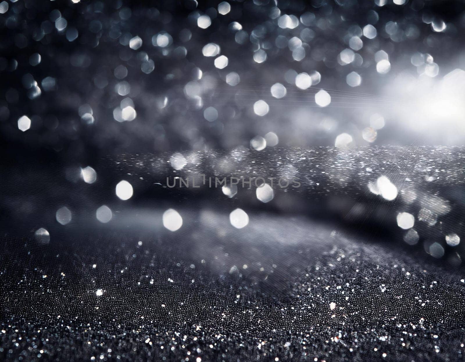 glimmering silver metal particles useful as a background