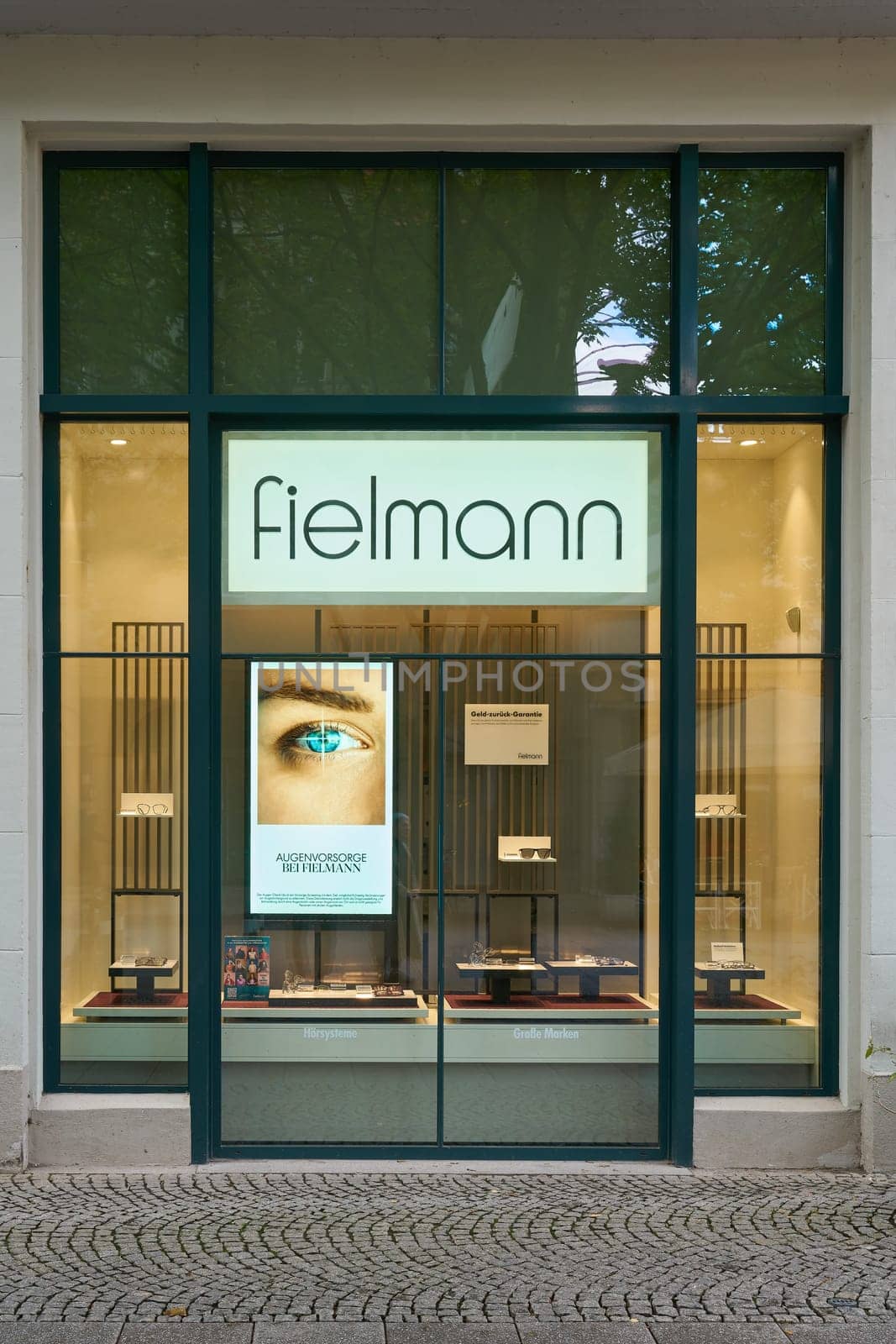 Store of the Fielmann Group AG, the German optician Fielmann in the city center of Erfurt, Germany