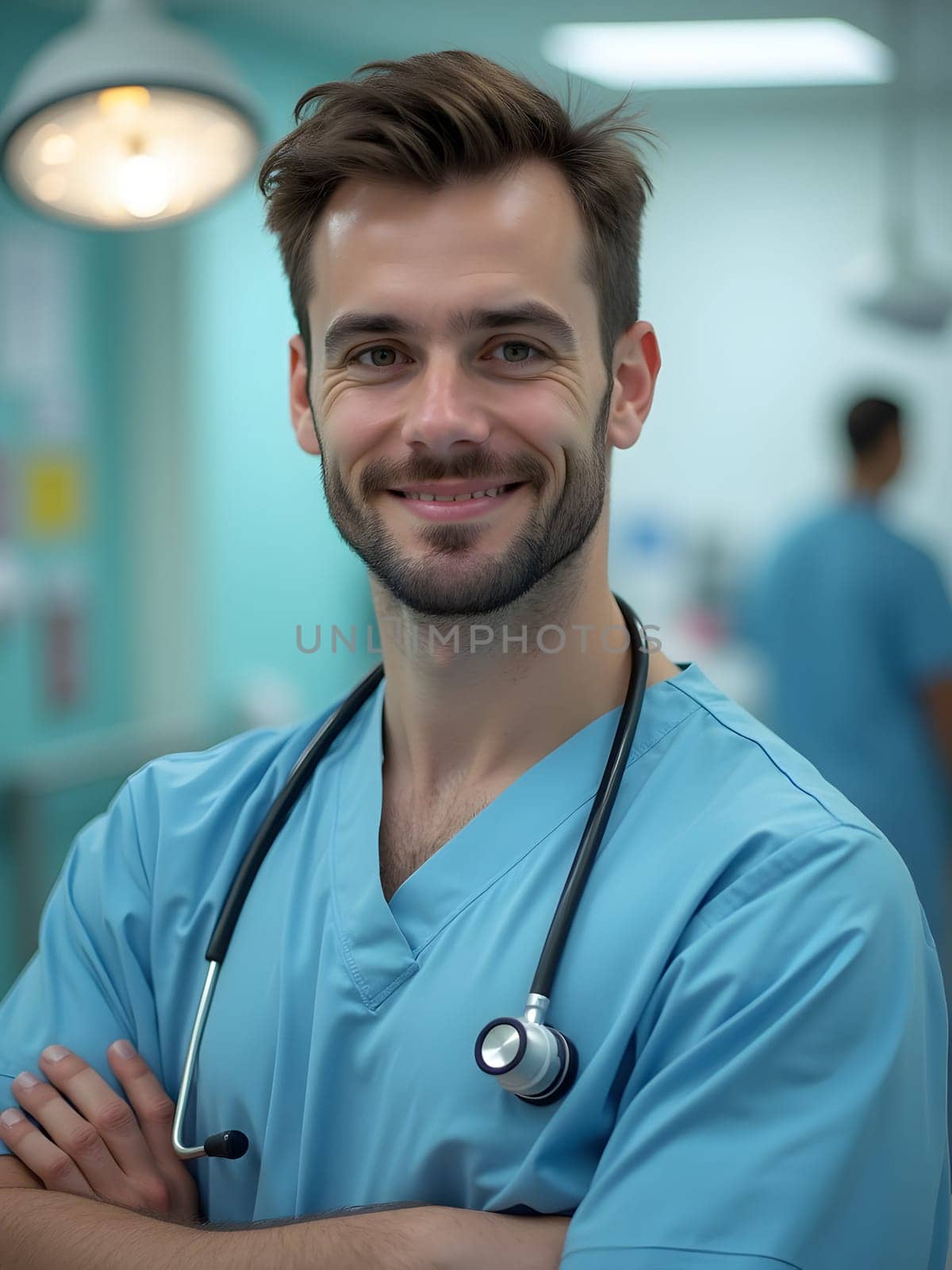 Portrait of the male doctor