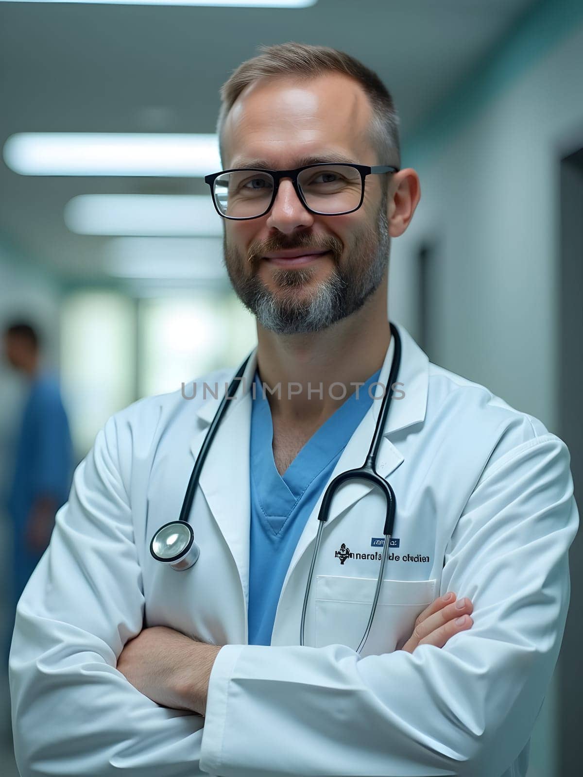 Portrait of the male doctor
