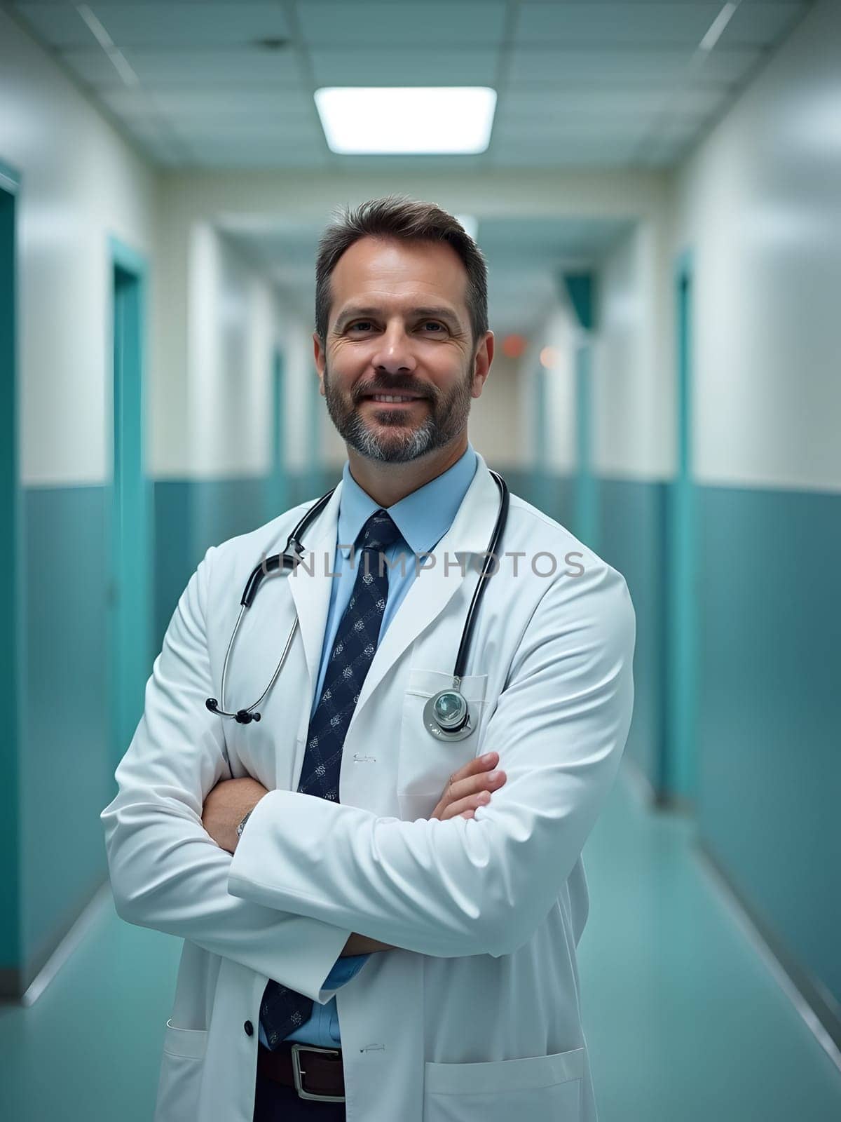 Portrait of the male doctor