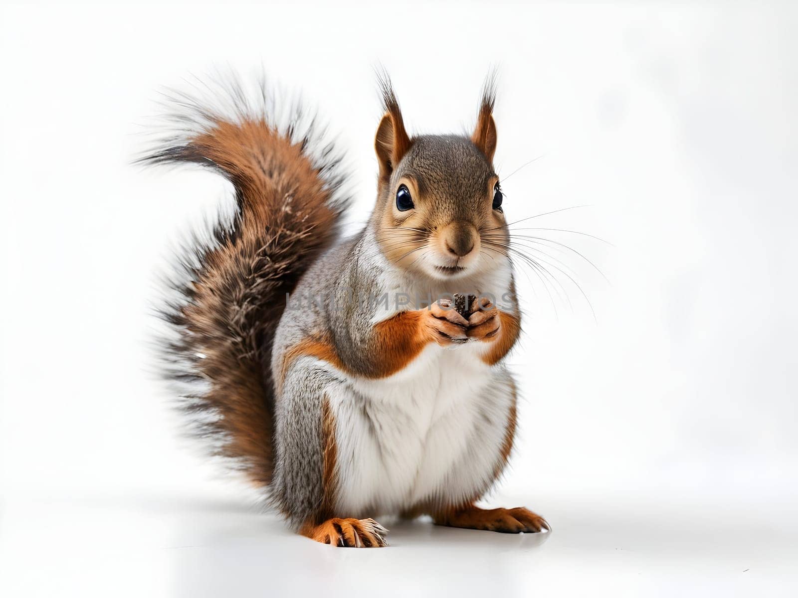 Closeup of the funny squirrel