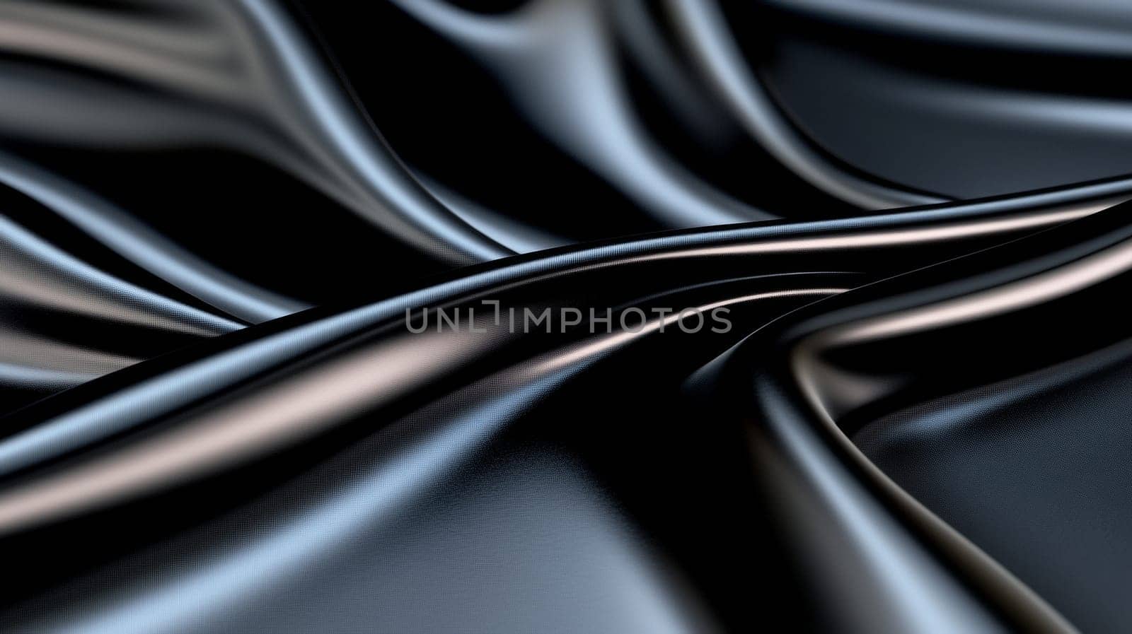 A simple black background with a soft matte finish and highlights on the pleats.