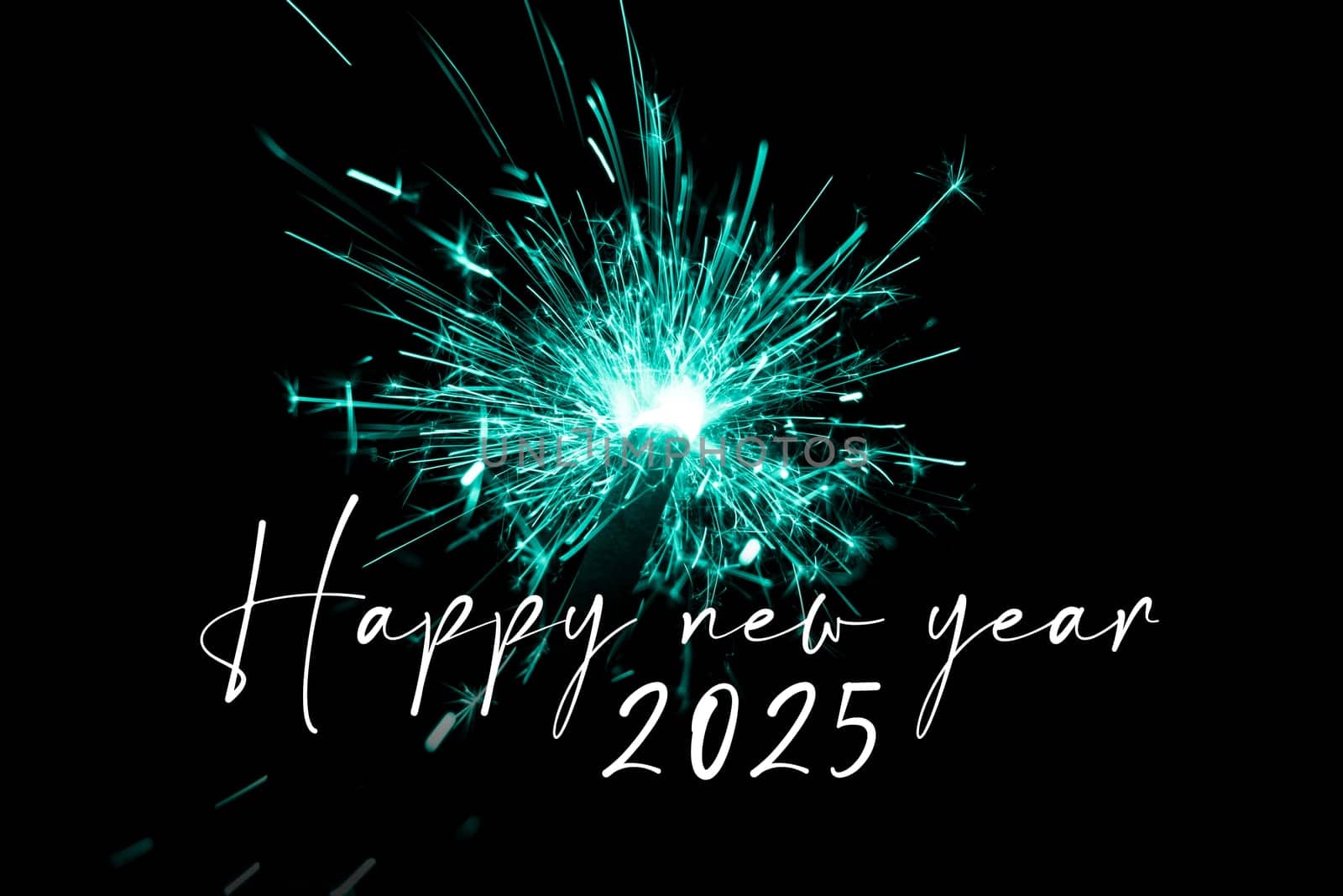 Luxury entertainment celebration turn of the year party time. Premium nightlife visual with glowing light sparks on dark background.