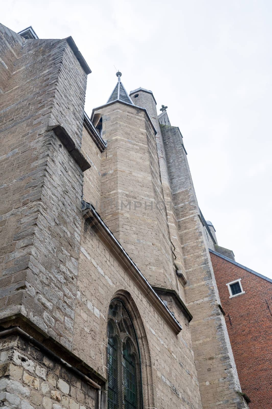 Part of the old Grote Sint-Laurenskerk church in the cheese town of Alkmaar, Netherlands, Europe
