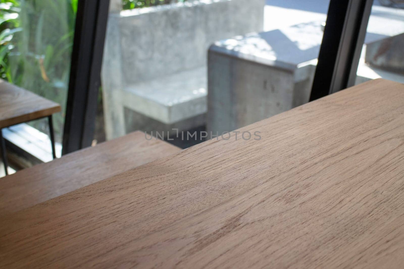 A nice antique coffee shop with vintage bricks wall, stock photo