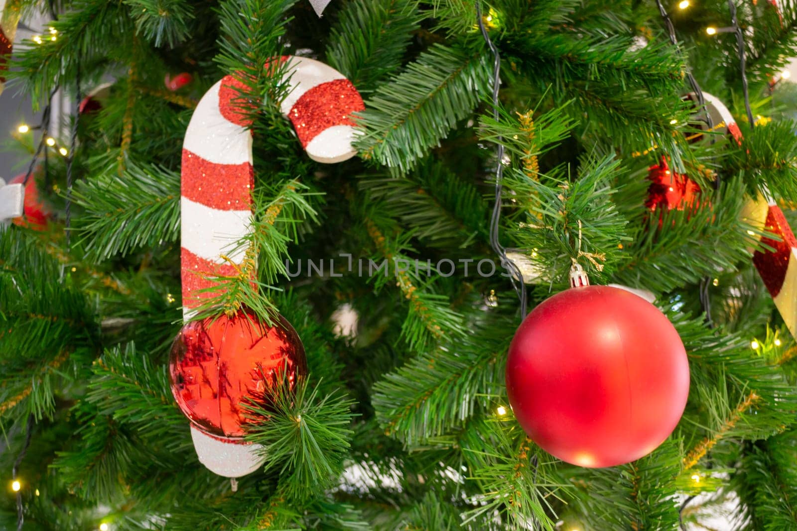 Christmas background and new year still life festive decoration, stock photo