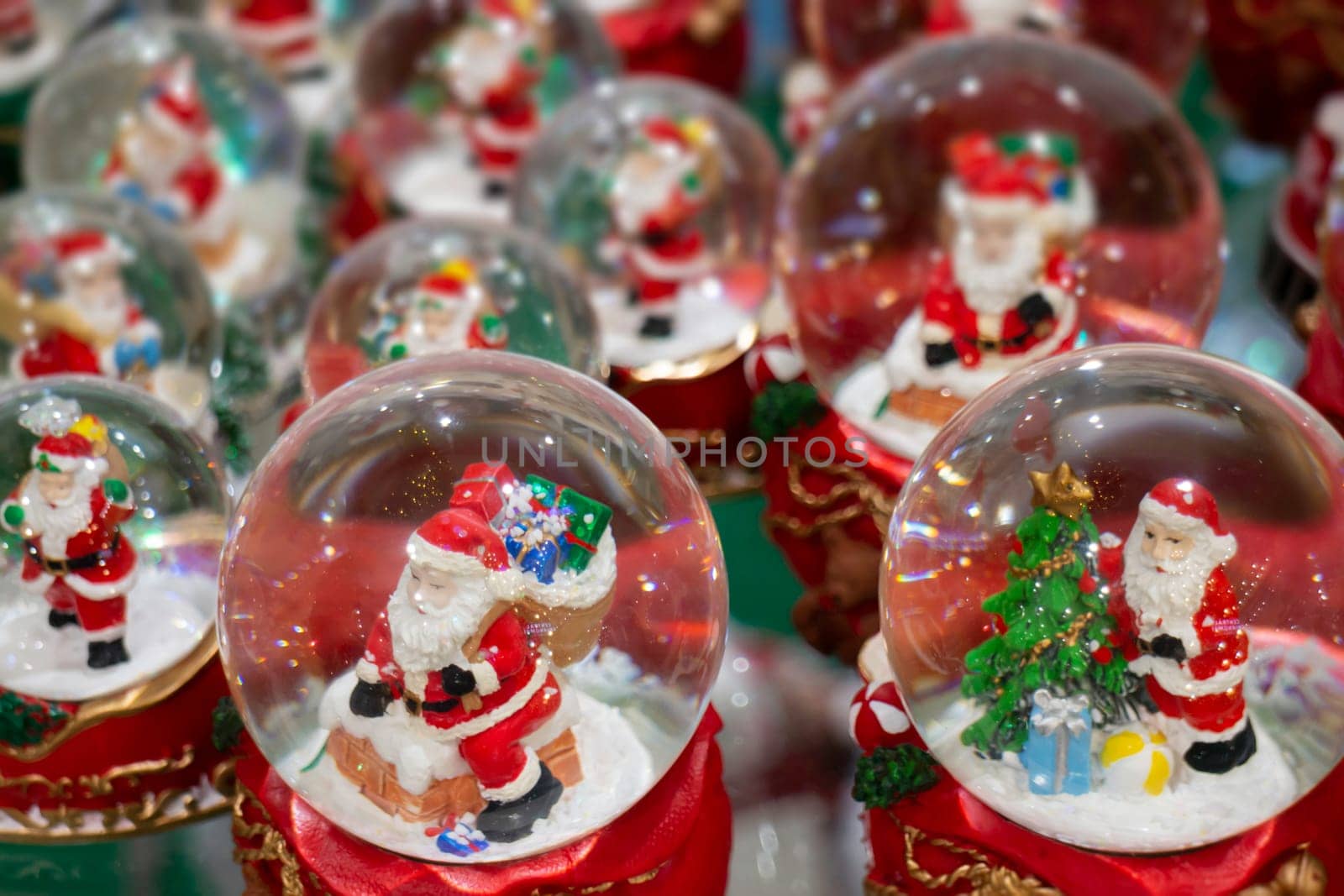 Christmas background and new year still life festive decoration, stock photo