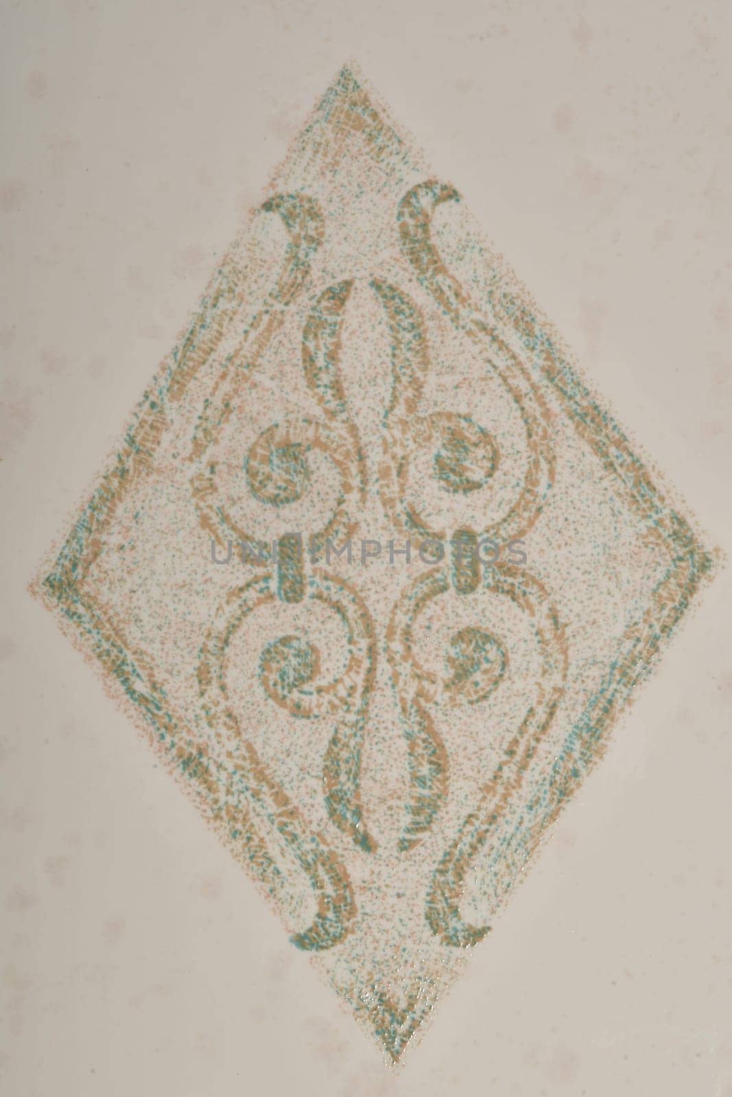 wall tile with antique painting