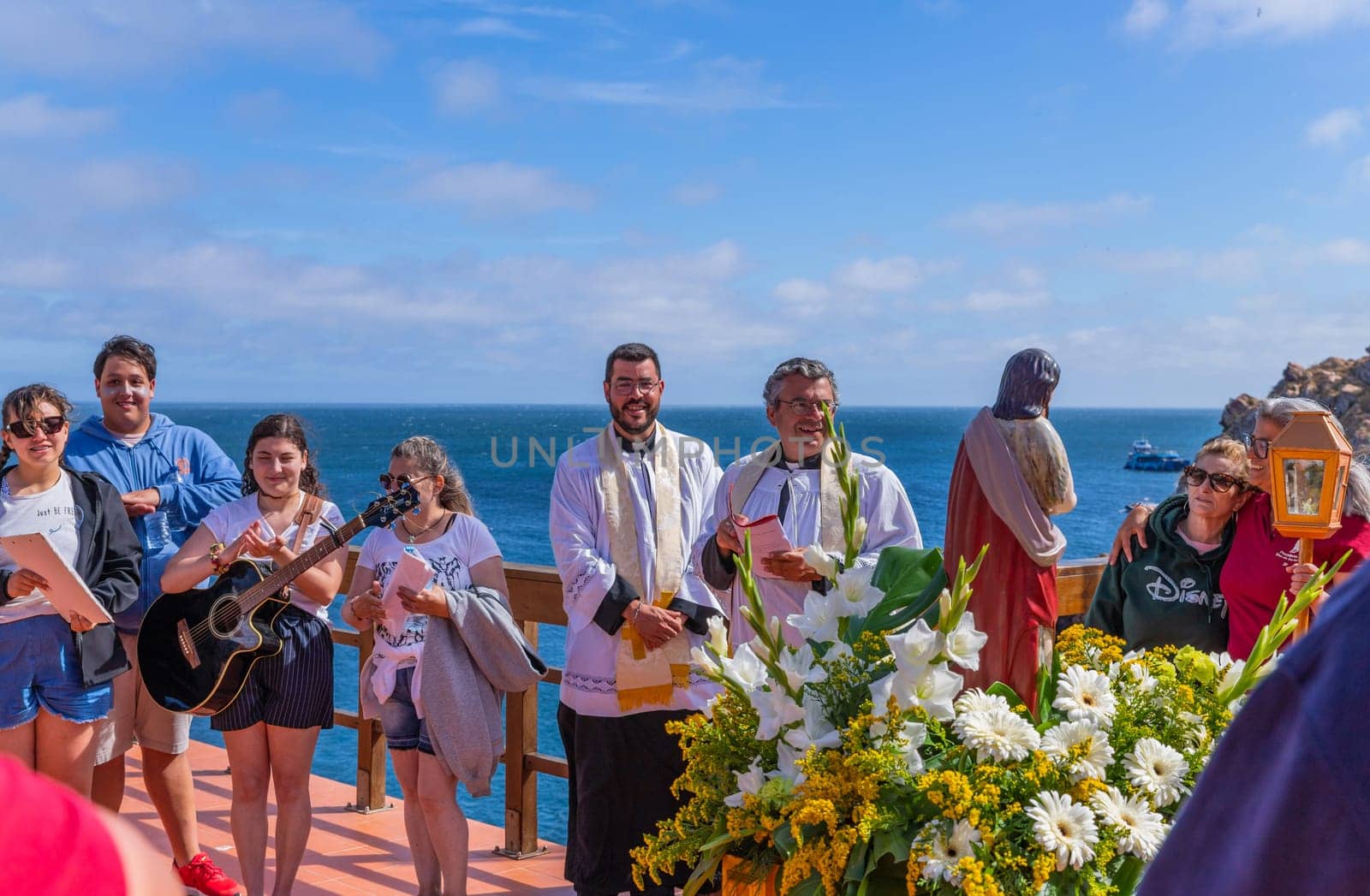 Berlenga island, Portugal: June 22, 2024: Festival in Honor of Saint John the Baptist, in Berlenga island, Peniche. Portugal