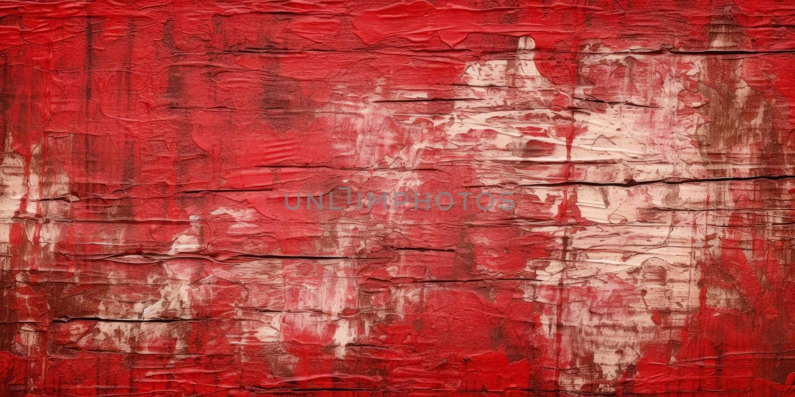 A vintage grungy red background texture - AI generated
