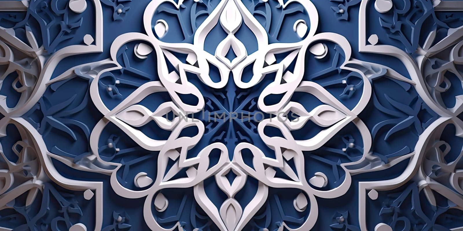 Ornamental background - AI generated