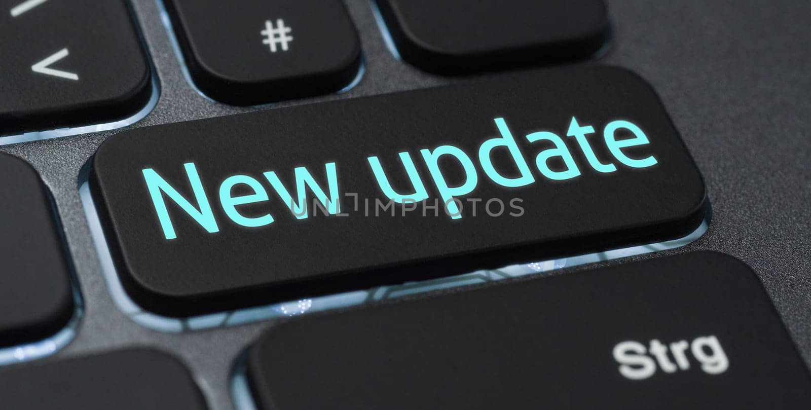 Illuminated keyboard with a labeled key - New Update