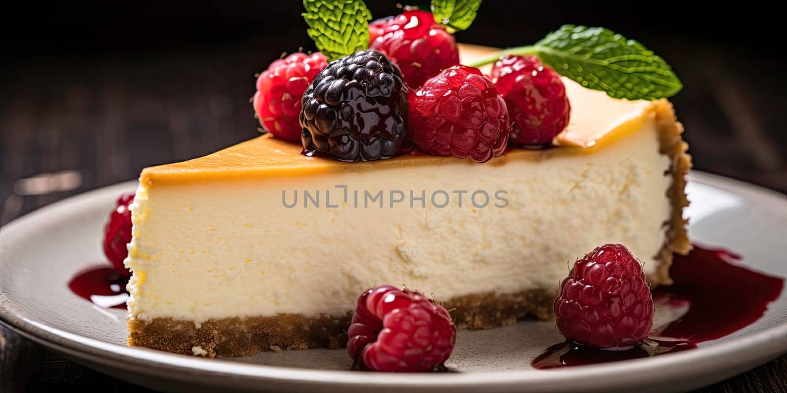 New York Cheesecake - AI generated