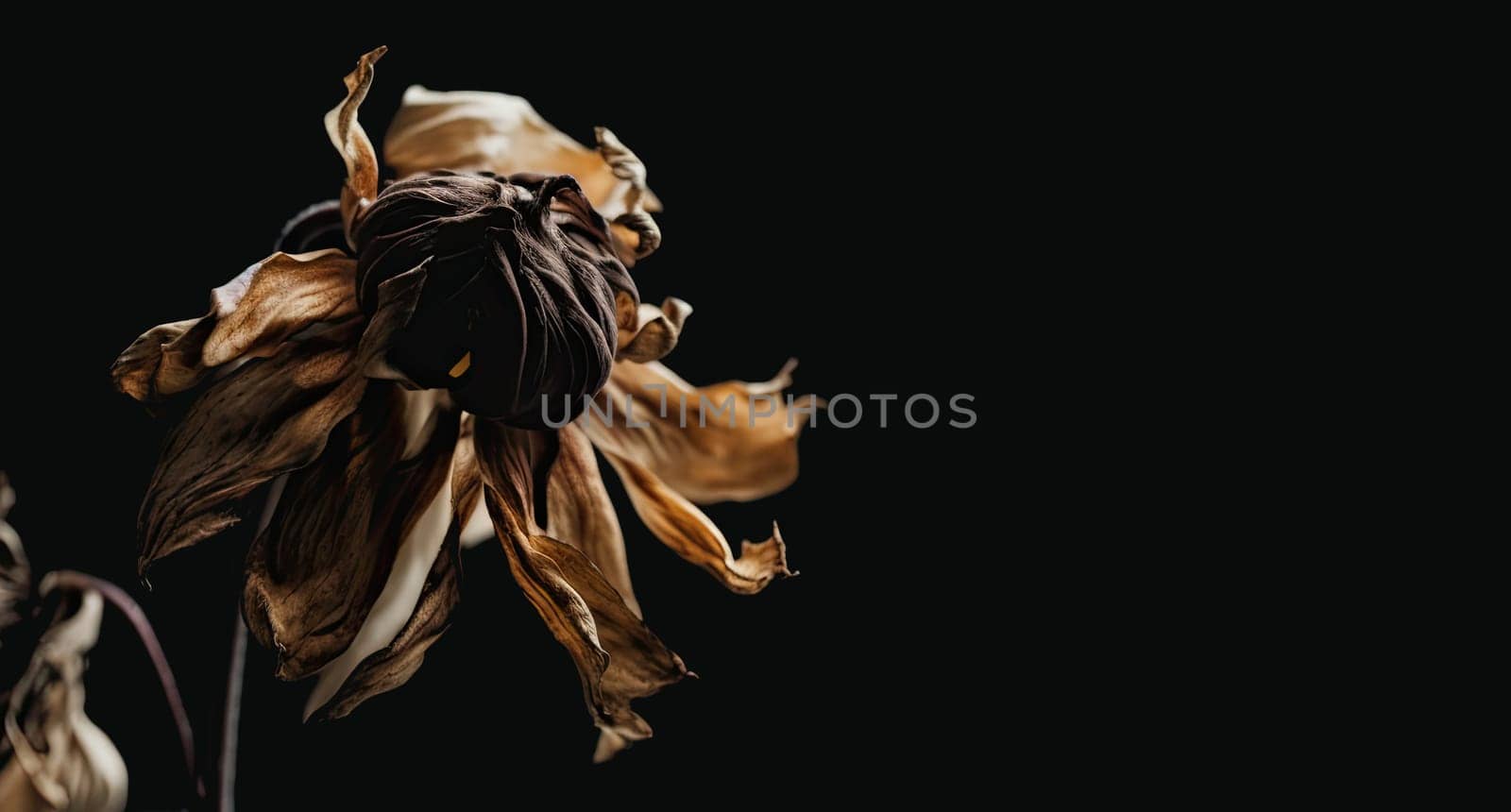 A withered flower - AI generated