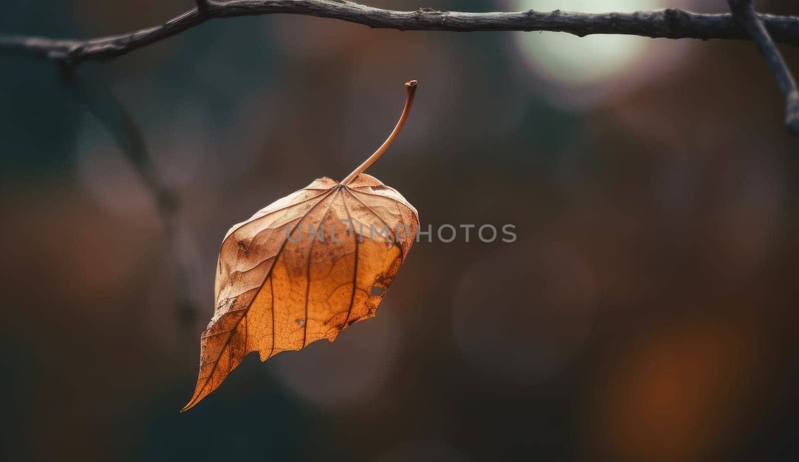 A withered leaf - AI generated
