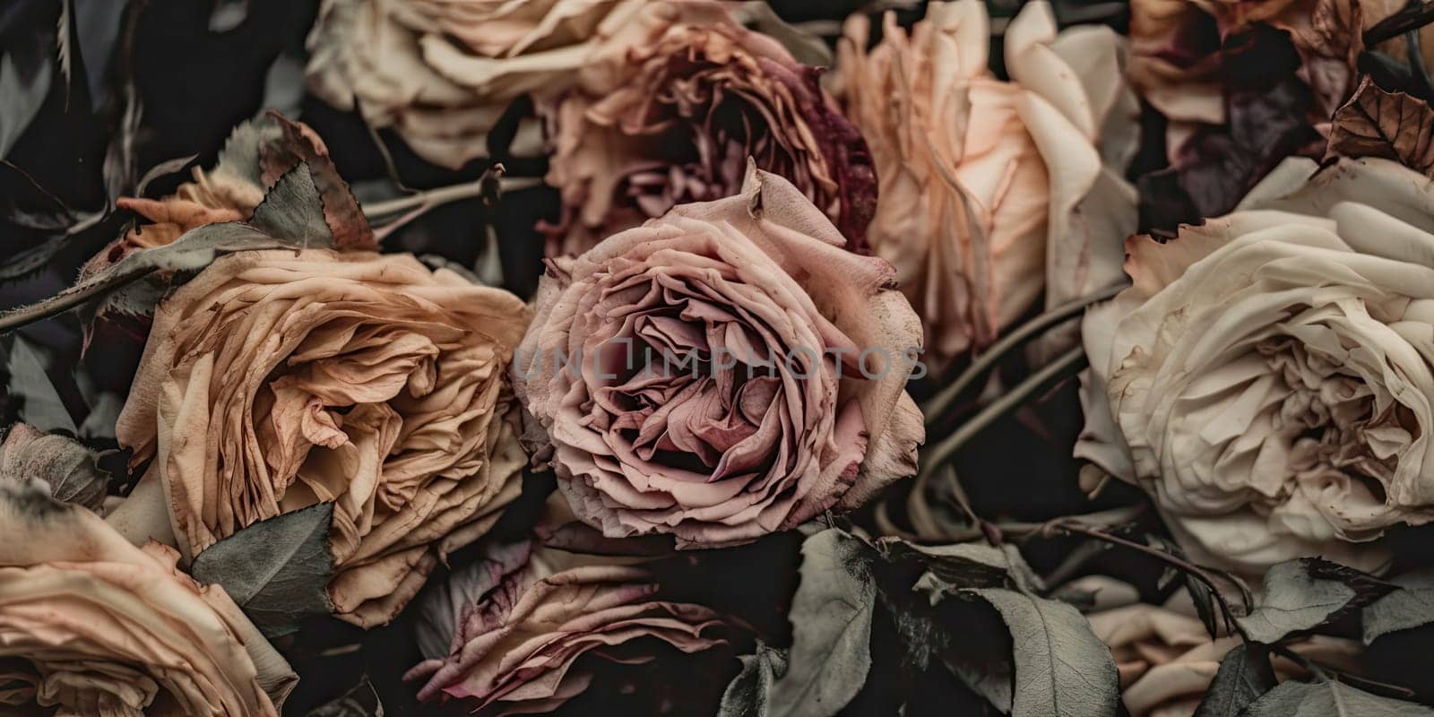 A withered roses - AI generated