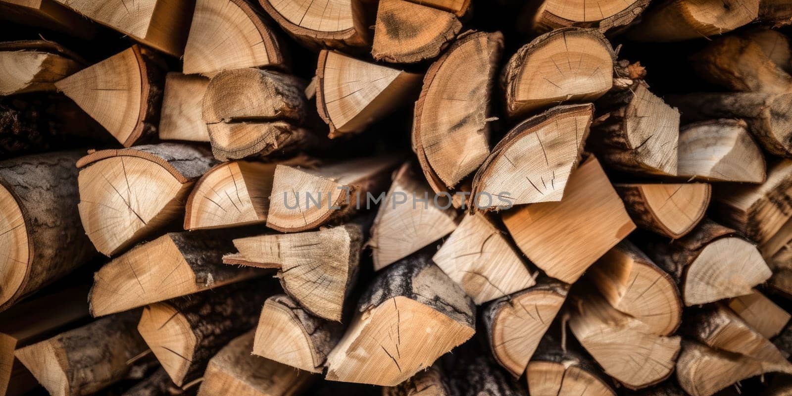 A stack of firewood - AI generated